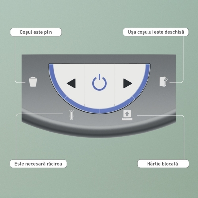 Distrugator Leitz IQ OptiMax Home Office, 225 Micro Cut P5, 15L, Alb